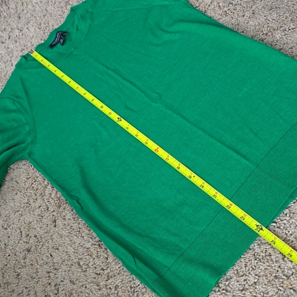Banana Republic Green Crew Neck Lightweight Sweater - Picture 7 of 9